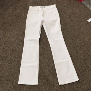 Abercrombie Bootcut White Jeans Size 4